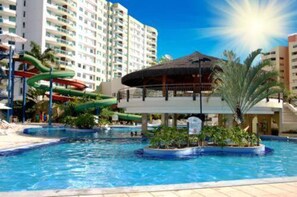 10 indoor pools, 10 outdoor pools - Riviera Thermas Park - Caldas Tur (Caldas Novas)