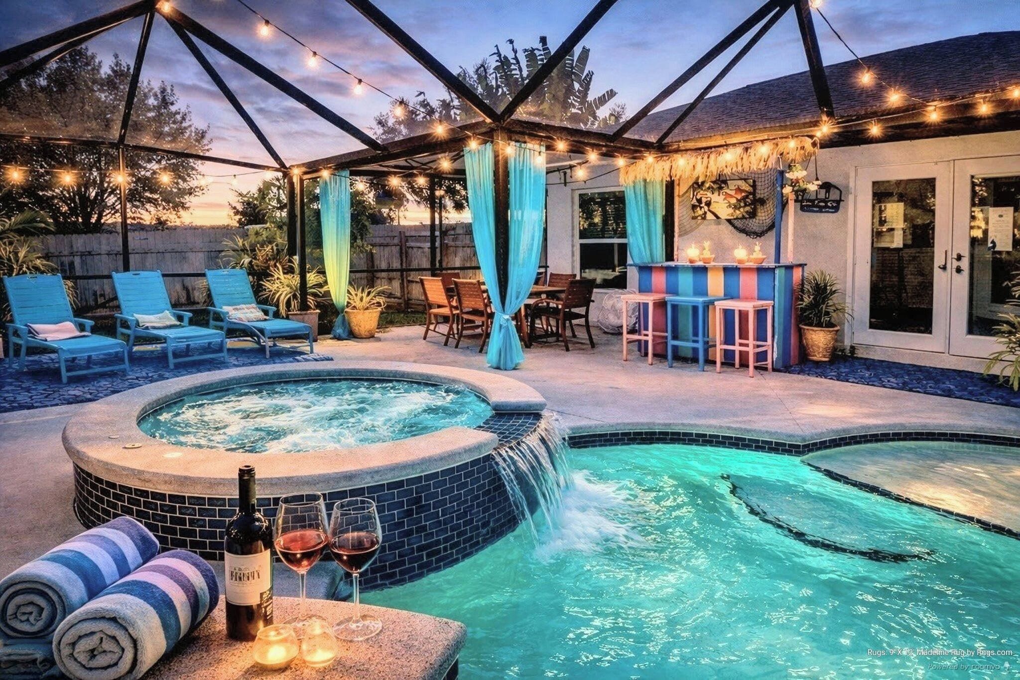 Außenpool, beheizter Pool