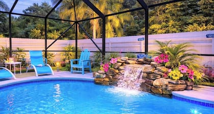 Private Tropical Resort — No Crowds, No Sharing! Pool, Spa, Tiki Bar. Near Beach