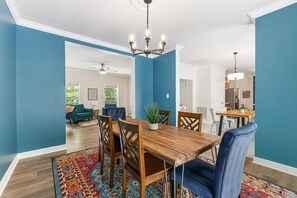 Dining - 3 minutes to Pisgah Forest Entrance! - Game room - Fire pit   (Pisgah Forest)