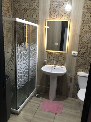 Towels, soap, toilet paper