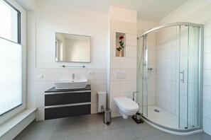 Hair dryer, towels