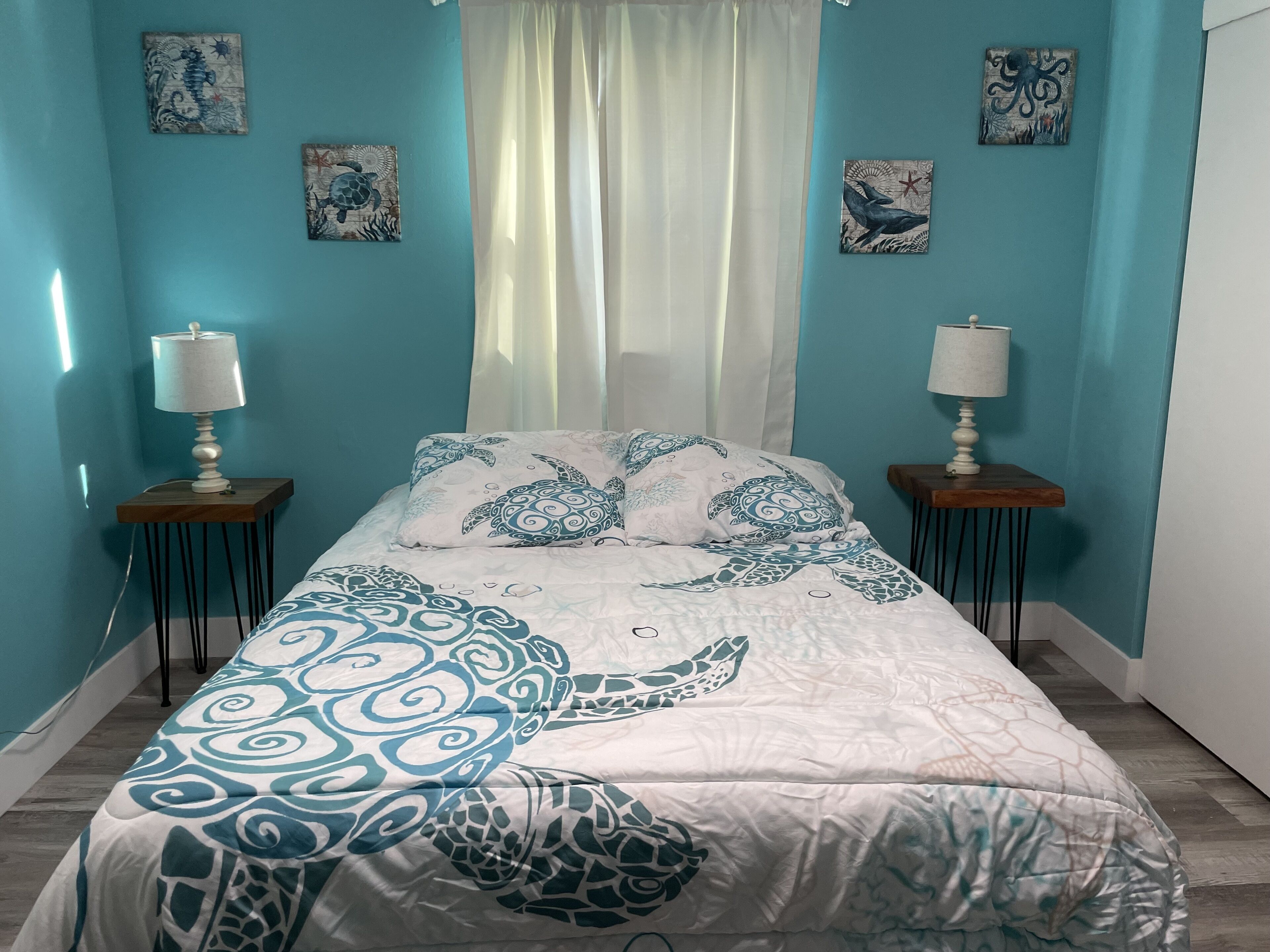 Close to our beautiful beaches in a cozy safe little neighborhood.