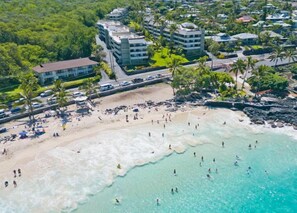 Tæt på stranden