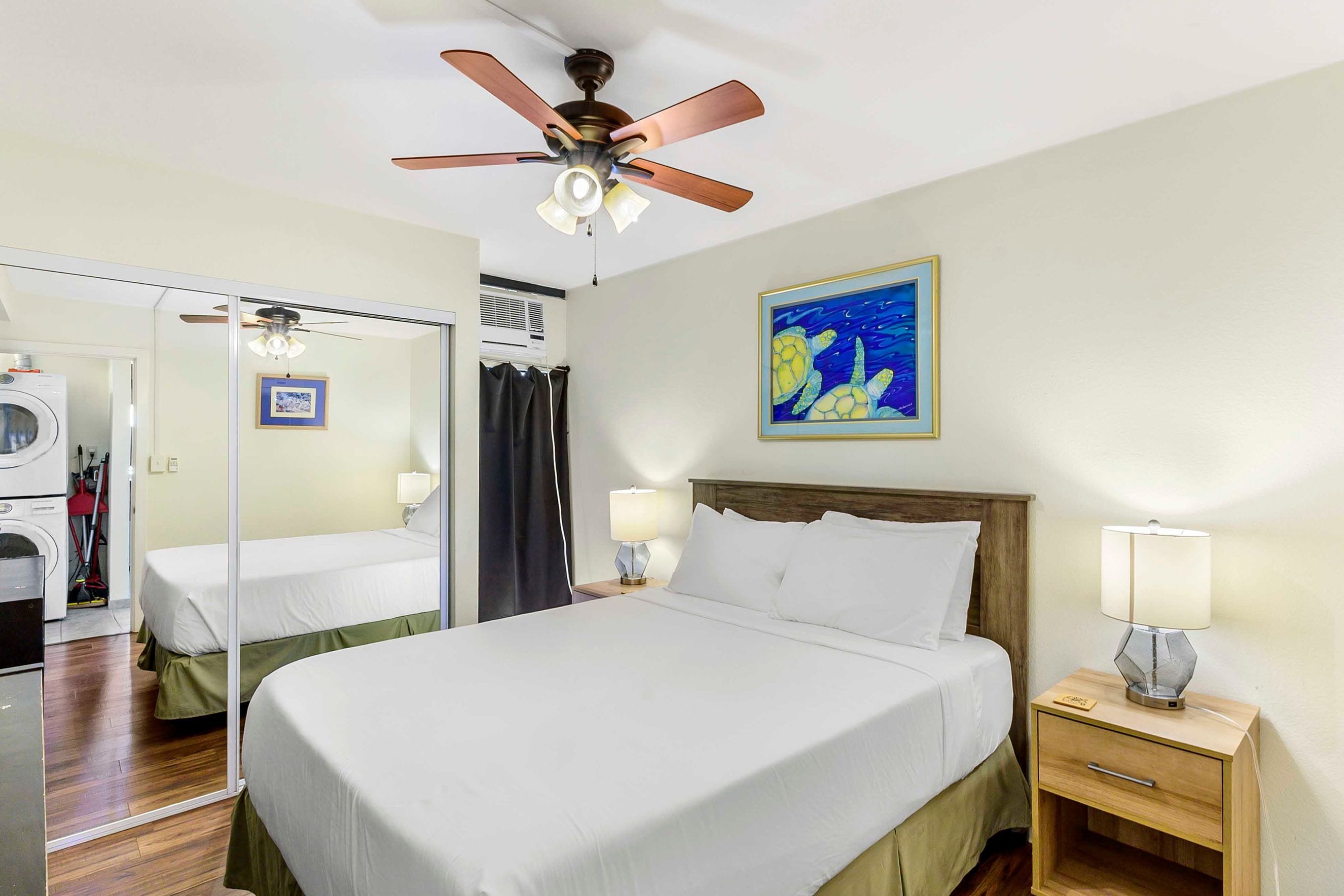 2 bedrooms, iron/ironing board, free WiFi, bed sheets