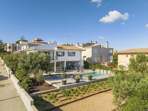 Exterior - Gorgeous villa with sea views and private pool ideal for families (Santa Margalida - Can Picafort/Son Serra Marina)