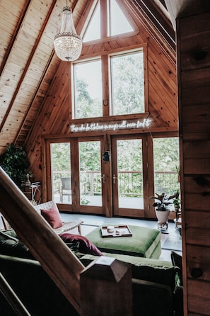 Interior - The A-Frame in the Woods + Hot Tub (Dayton)