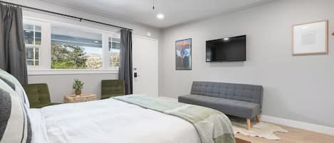 1 habitación, tabla de planchar con plancha, wifi y ropa de cama