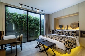 Villa – deluxe | 2 soverom, skrivebord, blendingsgardiner og lydisolert