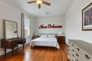 3 bedrooms, iron/ironing board, travel cot, WiFi