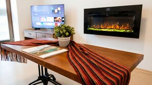 Leilighet, 1 soverom, tilgjengelighetstilpasset, fjellutsikt | Oppholdsrom