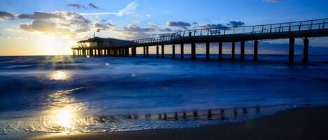 Sun loungers, beach towels