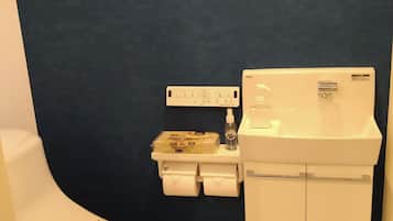 Hair dryer, towels