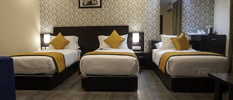 Executive kamer | Lakens van Egyptisch katoen, luxe beddengoed