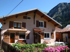 Exterior - Semi-detached Chalet with Garden, 2 Bedrooms, Pets Allowed (Pralognan-la-Vanoise)