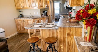 Dahlia Cabin, 5-mile ATV trail, and smores