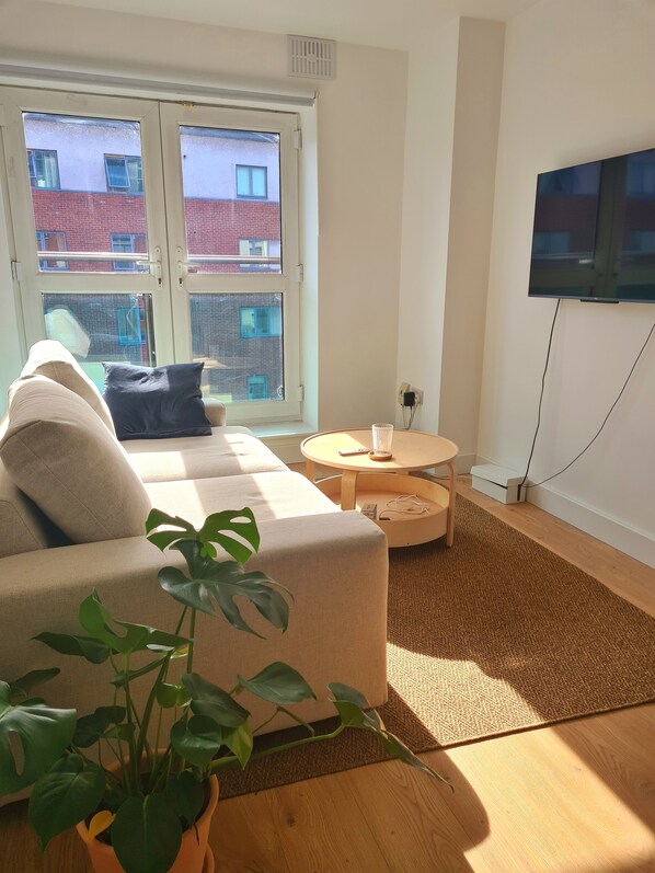 Living area - Full St. Patricks Cathedral Apartment with Balcony (Dublin)