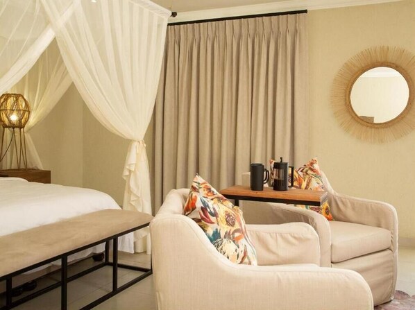 1 bedroom, individually decorated, individually furnished