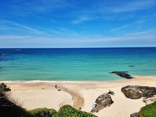 Sea Spray St Ives Stunning sea views 2 Bedroom duplex with parking Dog friendly 