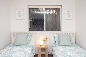 2 bedrooms, iron/ironing board