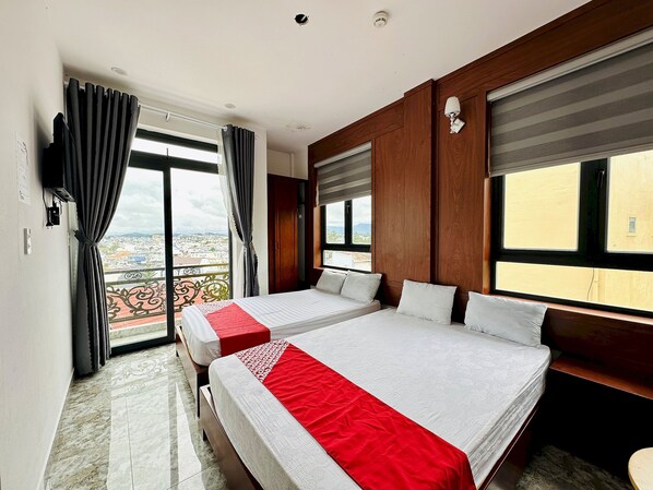 Firemannsrom – deluxe | Skrivebord, wi-fi (inkludert) og sengetøy