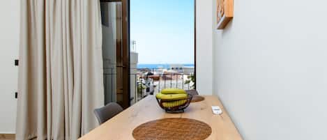 Deluxe Apartment, Balcony | Living area