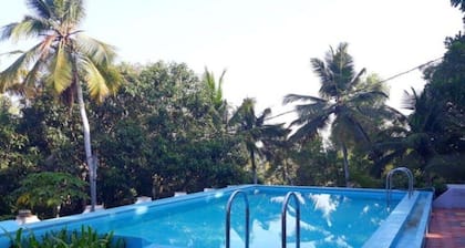 Luxury guest house in poovar backwaters islands.