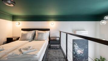 Appartement Deluxe | 1 chambre, chambres insonorisées, Wi-Fi gratuit, draps fournis