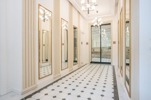 Interior entrance