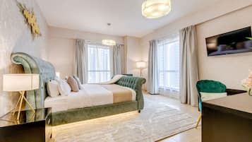 4 habitaciones, decoración personalizada y muebles diferentes