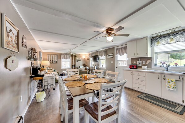 House (3 Bedrooms) | Interior - Steps to Crystal Lake: Spacious Retreat w/ Views (Barton)