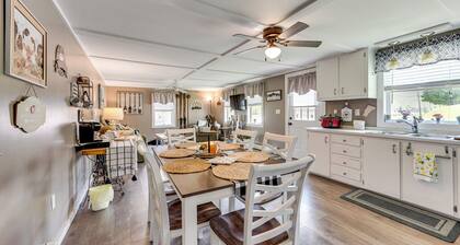 Steps to Crystal Lake: Spacious Retreat w/ Views