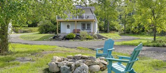Fire Pit + On-site Pond: Hudson Valley Home!