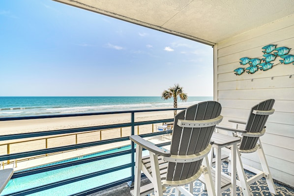 Apartment (1 Bedroom) | Interior - Oceanfront South Carolina Retreat - Pool & Balcony (Murrells Inlet)