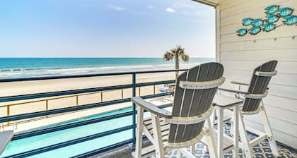 Oceanfront South Carolina Retreat - Pool & Balcony