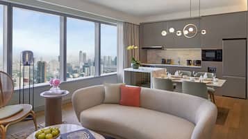 Suite Deluxe, 2 chambres | 1 chambre, literie de qualité, couette en duvet