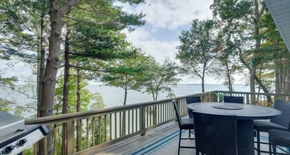 Sunrise Views: Waterfront Lusby Home w/ Deck!
