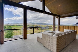 Terrace/patio - Resort-style Home in Kamas ~ 18 Mi to Park City! (Kamas)