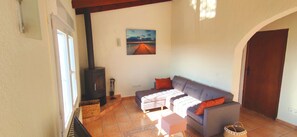 Smart TV, chimenea