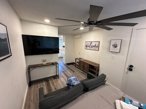 2 bedrooms, iron/ironing board, travel crib, WiFi