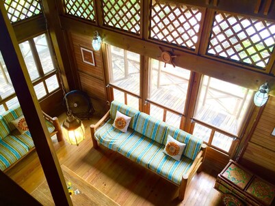 Eco Friendly 3 Story Wooden Cabin @ Superb Beach

