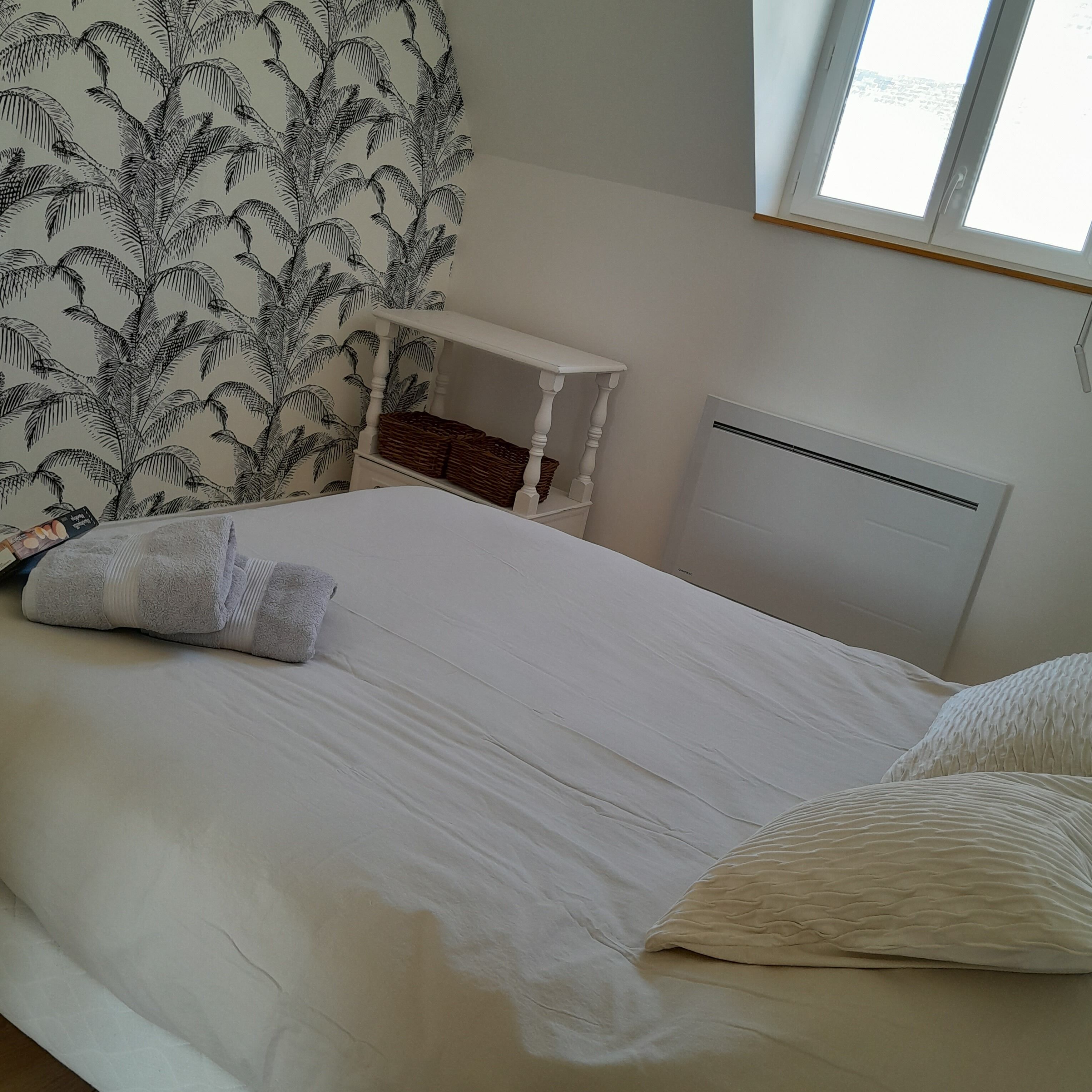 1 室のベッドルーム、ベッドシーツ