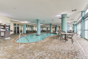Indoor pool, outdoor pool