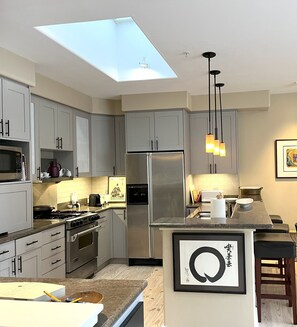 Fridge, microwave, oven, stovetop - Penthouse #2 at DiamondTooth - Location and views!, Unbeatable location and views in Telluride! (Telluride)