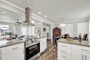 House, Multiple Beds, Hot Tub, Garden View (107 W Nimitz) | Private kitchen - Fredericksburg Speakeasy (Fredericksburg)