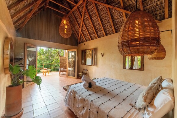 Premier Suite | Individually decorated, individually furnished, free WiFi, bed sheets - Casa Mariposa Oaxaca (Santa María Colotepec)