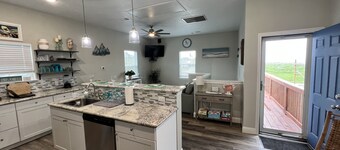 A Salty Air Retreat just steps away from the Gulf of Mexico