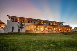 Façana frontal de l'allotjament