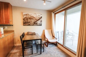 Studio Suite, Patio, Mountain View | In-room dining - New Ski In/ski out Studio Onsite Amenities! (Winter Park)