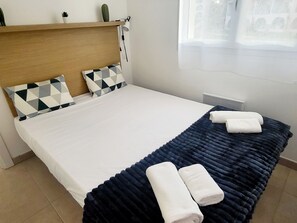 2 habitaciones, wifi gratis y ropa de cama 